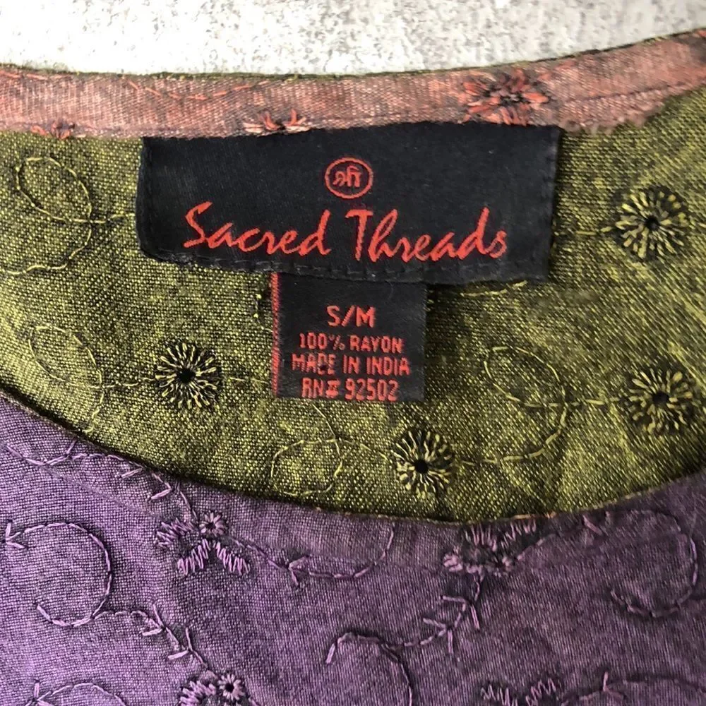 Sacred Threads Embroidered tops - Picture 3 of 4